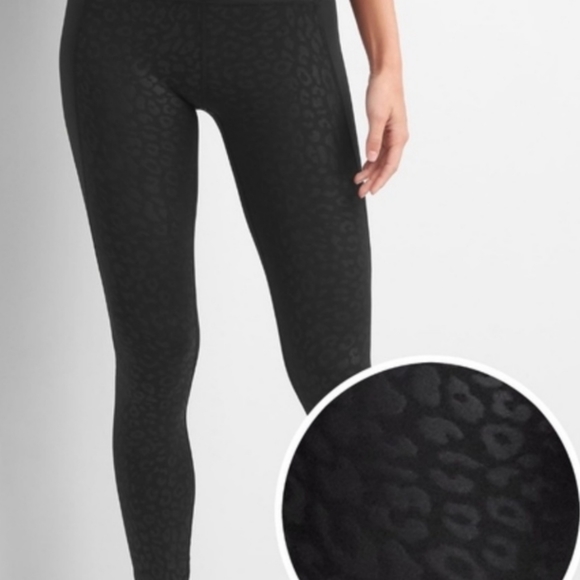 GapFit High Rise Recycled Power Lustre 7/8 Length Legging - Picture 5 of 8